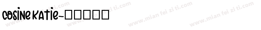 Cosine Katie字体转换